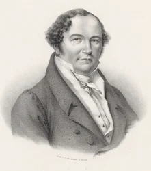 Säveltäjä Conradin Kreutzerin muotokuva 1780-1849.