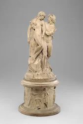 Perseus pelastaa Andromedan, noin 1786 (terrakotta).