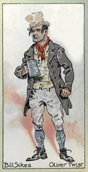 Bill Sikes Charles Dickensin teoksesta "Oliver Twist", 1923