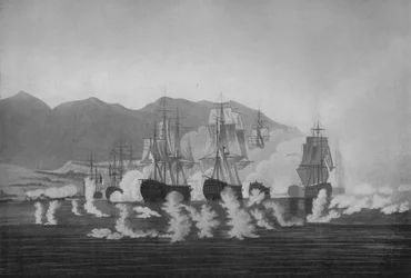 Saumarez Algecirasin edustalla, c1802