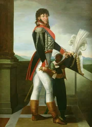 Joachim Murat (1767-1815) kaartin everstin univormussa, 1813