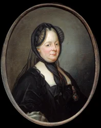 Muotokuva Marie Theresestä Itävallasta (1717-1780), Imperatrice Unkarin kuningattaresta ja Joseph Ducreux