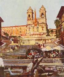 Rooma: Espanjalaiset portaat (värilitro)