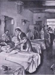 Buurivangit Simonstownin palatsin sairaalassa, kuva Pretorian jälkeen: Sissisota, 1902