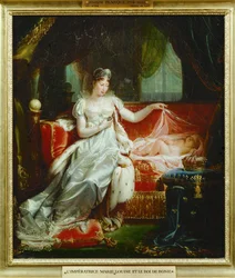 Keisarinna Marie Louise ja hänen poikansa, Rooman kuningas (maalaus kankaalle)