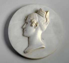 Rouva Mary Brooken muotokuva medaljonki