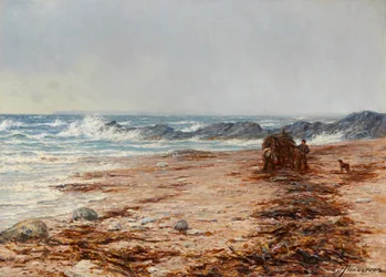 Kelp kerääminen (öljy kankaalle)