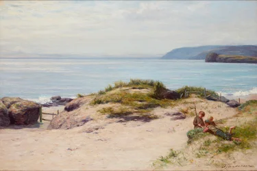 Under the Sandhills (öljy kankaalle)