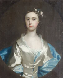 Naisen muotokuva, 1745.