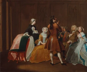 Harlowen perhe Samuel Richardsonin teoksesta "Clarissa".