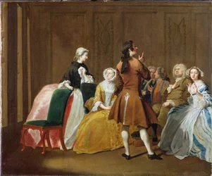 Harlowen perhe, Samuel Richardsonin teoksesta "Clarissa", noin 1745-47