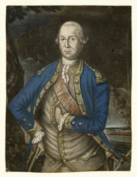 Hänen ylhäisyytensä George Washington Esquire, pubi. 1776 (käsinvärinen kaiverrus)