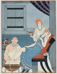 Blood Letting, kuvitus teoksesta "The Complete Works of Hippocrates", 1932