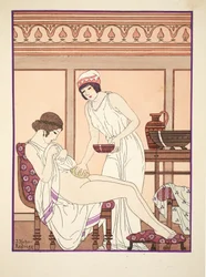 Sponge Bath, kuvitus teoksesta "Hippokrateen teokset", 1934