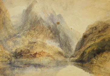 Sveitsin alppimaisema, n. 1843