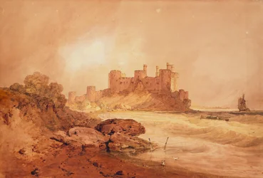 Conwayn linna, Pohjois-Wales, noin 1800