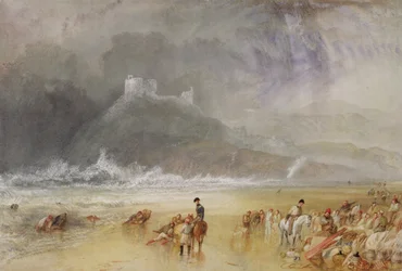 Cricciethin linna, Pohjois-Wales, noin 1835