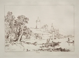 Liber Studiorum: Ville de Thun, Sveitsi.