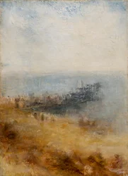 Margaten laituri (öljy kankaalle)