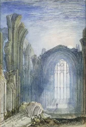Melrose Abbey: Sir Walter Scottin "The Lay of the Last Minstrel" -teoksen kuvitus.