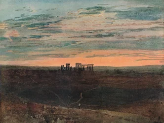 Stonehenge: Auringonlasku, 1909
