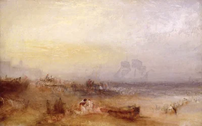 Myrskyn jälkeinen aamu, noin 1840-45 (öljy kankaalle).