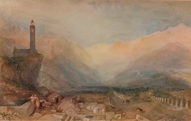 Splugen Pass, c1841, 1938