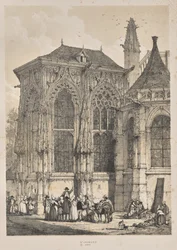 Keskiajan arkkitehtuuri: St. Jacques, Dieppe, East End, ulkoa