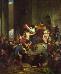 Talon ryöstö Guideccan venetsialaisella saarella keskiajalla, 1855,