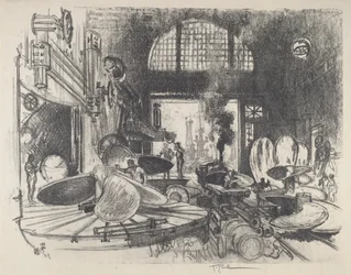 Potkurin lapojen valmistus, 1917.