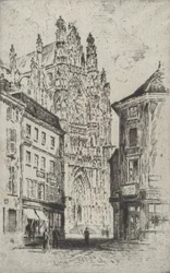 The Transept, Beauvais, 1907.