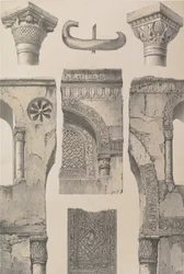 13. Yksityiskohdat, Ibn Toûloûnin moskeija, 1843.