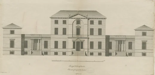 Sandon Hall: kaiverrus, nd [1769-1771] (painettu)