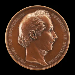Charles de Brouckère, 1796-1860, Brysselin pormestari 1848 [kääntöpuoli], 1854.