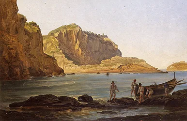Posillipo (öljy paneelissa)