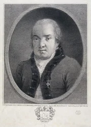 Arkkitehti Giacomo Quarenghin muotokuva 1744-1817, 1700-luvun loppu.