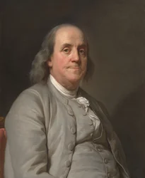 Benjamin Franklin (1706-1790), noin 1785 (öljy kankaalle).