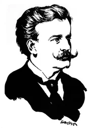 Moriz Rosenthal, puolalais-amerikkalainen pianisti, 1912.
