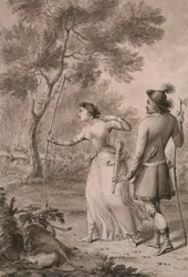 Robin Hood ja Clarinda metsästyshirvi