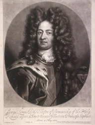 Soikea muotokuva George I:stä, Ison-Britannian kuninkaasta, n. 1700