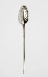 Siivilöity lusikka, n. 1725 (hopea)