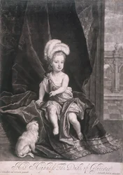 William, Gloucesterin herttua, lapsena, c1720