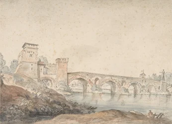 Ponte Molle, Rooma, 1700-luku.