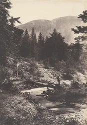 Torrent Demoiselles-vesiputouksesta, Bagnères de Luchon., 1853.