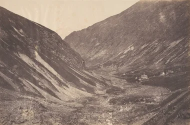 Héasin laakso ja kappeli, St-Sauveur, 1853.