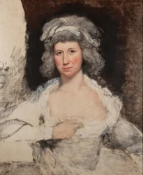 Elizabeth Powel, kuvannut Joseph Wright, noin 1793.