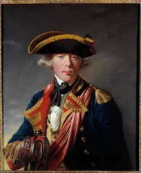 Muotokuva James Cookista (1728 - 1779), brittiläinen navigaattori noin 1766 - 1768. Joseph Wrightin Derbystä (1734 - 1797) maalaus. Kansas Cityn taidemuseo