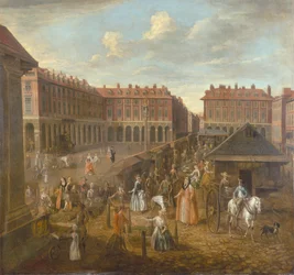 "Covent Garden Piazza and Market", c1725