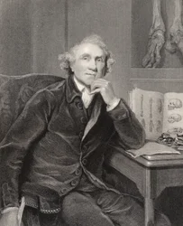 John Hunter, kaivertanut G.H. Adcock, teoksesta "National Portrait Gallery, osa V", julkaistu noin 1835
