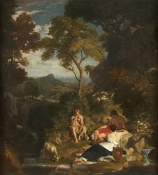 Arkadianpaimenkoira, n. 1824 (öljy kankaalle)